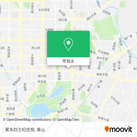 冀东烈士纪念馆地图
