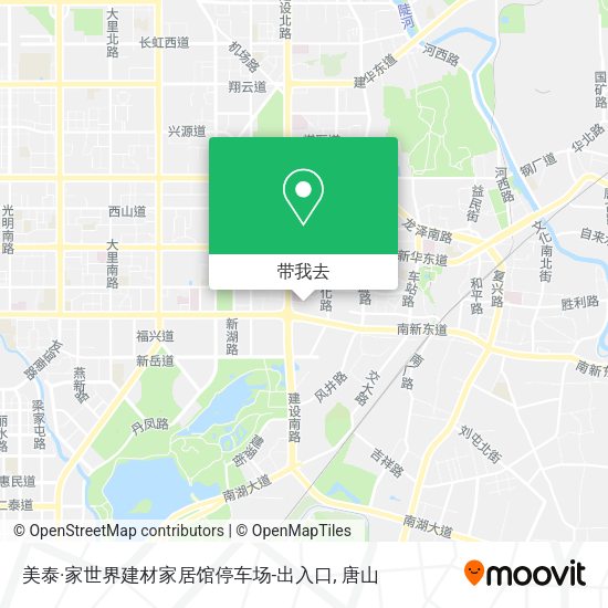 美泰·家世界建材家居馆停车场-出入口地图