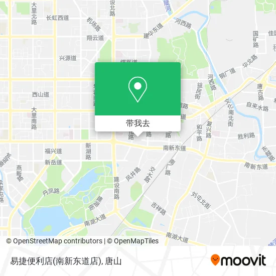 易捷便利店(南新东道店)地图