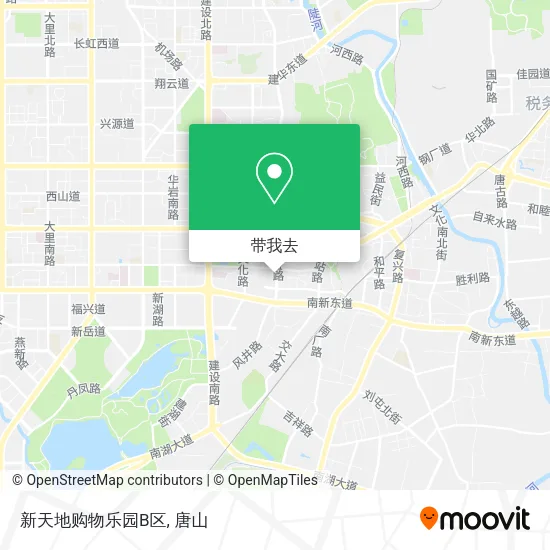 新天地购物乐园B区地图