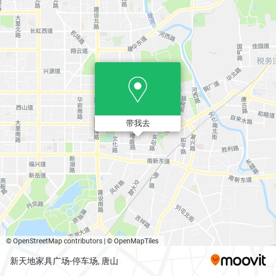 新天地家具广场-停车场地图