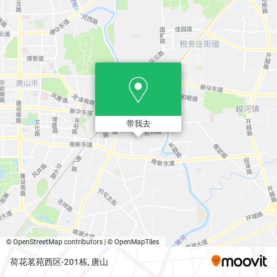 荷花茗苑西区-201栋地图
