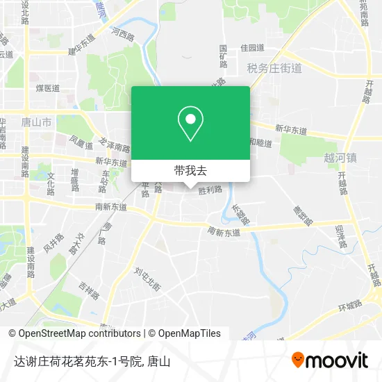 达谢庄荷花茗苑东-1号院地图