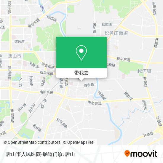 唐山市人民医院-肠道门诊地图