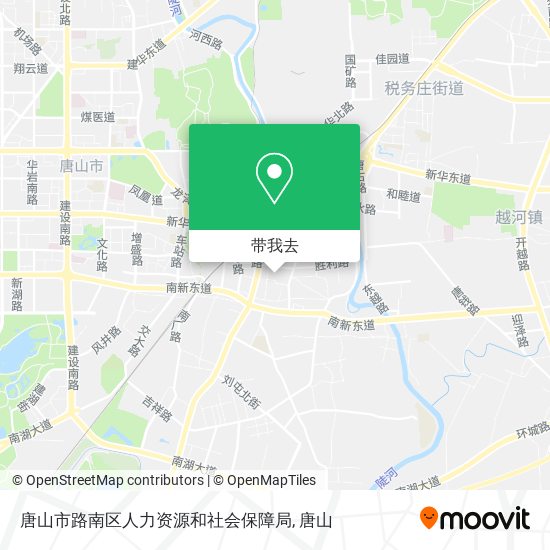 唐山市路南区人力资源和社会保障局地图