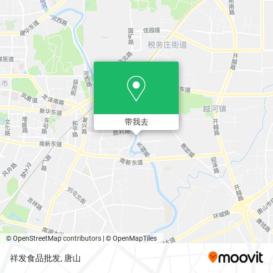 祥发食品批发地图