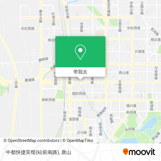 中都快捷宾馆(站前南路)地图