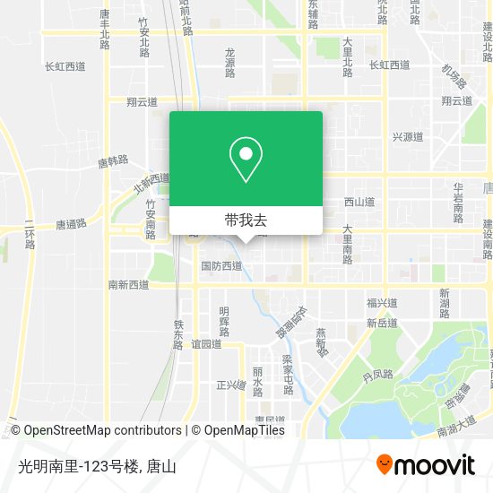 光明南里-123号楼地图