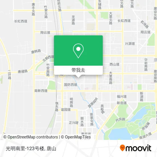 光明南里-123号楼地图