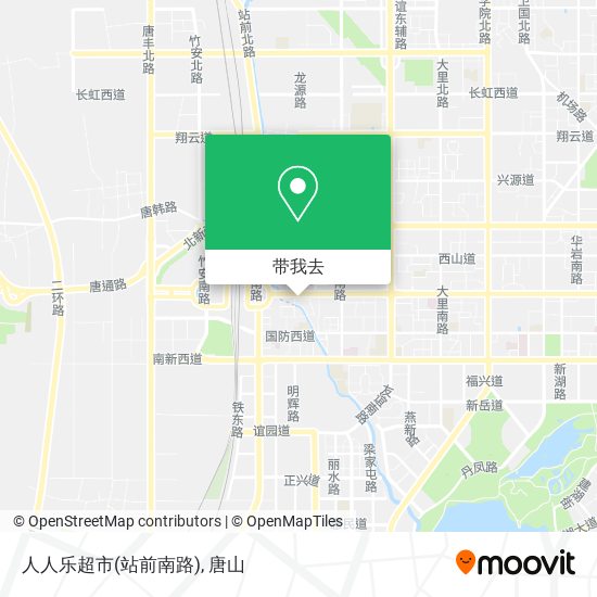 人人乐超市(站前南路)地图