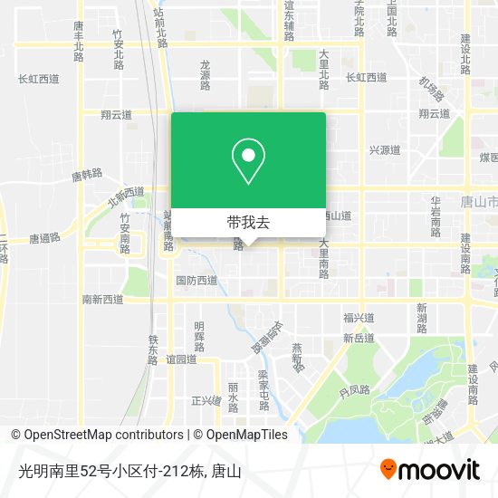 光明南里52号小区付-212栋地图