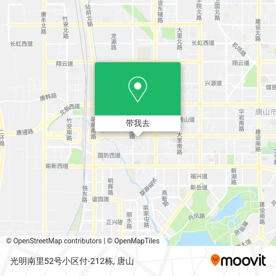 光明南里52号小区付-212栋地图