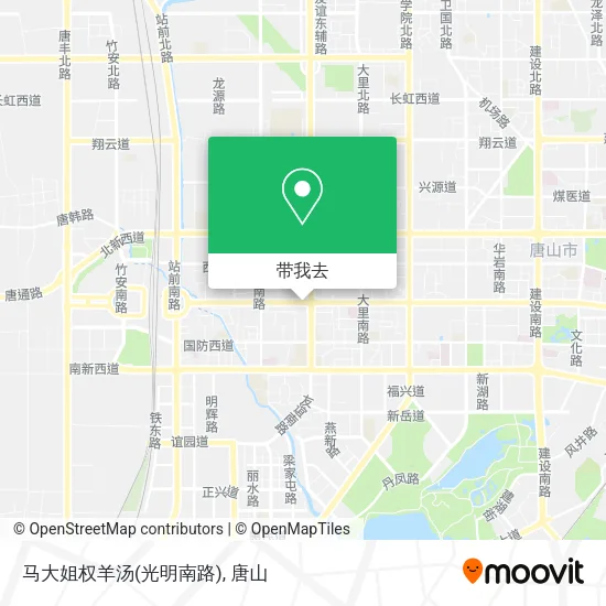 马大姐权羊汤(光明南路)地图