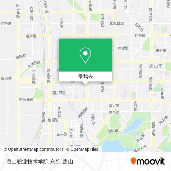 唐山职业技术学院-东院地图