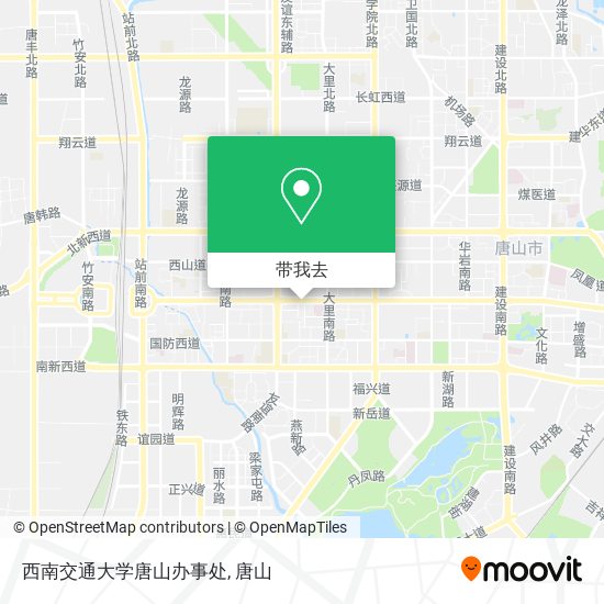 西南交通大学唐山办事处地图