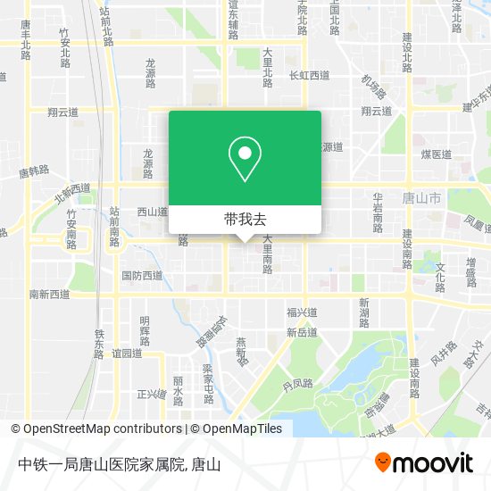 中铁一局唐山医院家属院地图