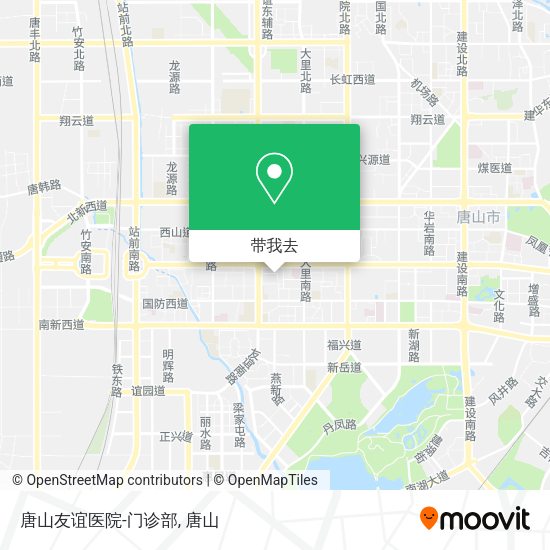 唐山友谊医院-门诊部地图