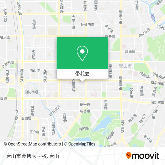 唐山市金博大学校地图
