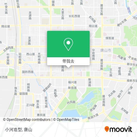 小河造型地图