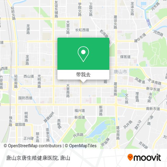 唐山京唐生殖健康医院地图