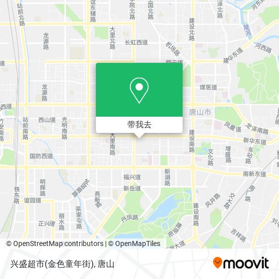 兴盛超市(金色童年街)地图