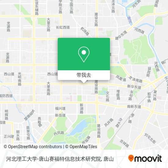 河北理工大学-唐山赛福特信息技术研究院地图