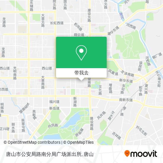 唐山市公安局路南分局广场派出所地图