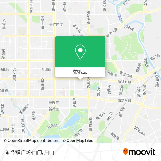新华联广场-西门地图