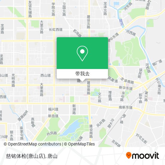 慈铭体检(唐山店)地图