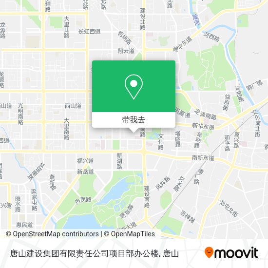 唐山建设集团有限责任公司项目部办公楼地图