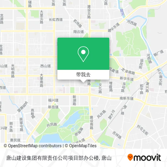 唐山建设集团有限责任公司项目部办公楼地图