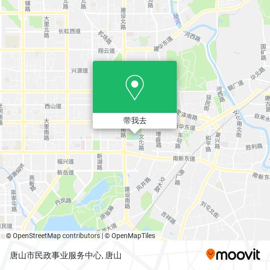 唐山市民政事业服务中心地图