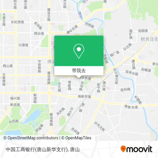 中国工商银行(唐山新华支行)地图