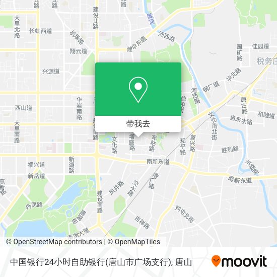 中国银行24小时自助银行(唐山市广场支行)地图