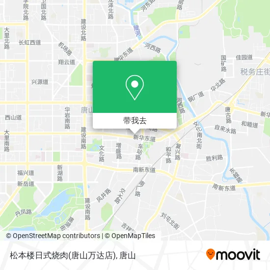 松本楼日式烧肉(唐山万达店)地图
