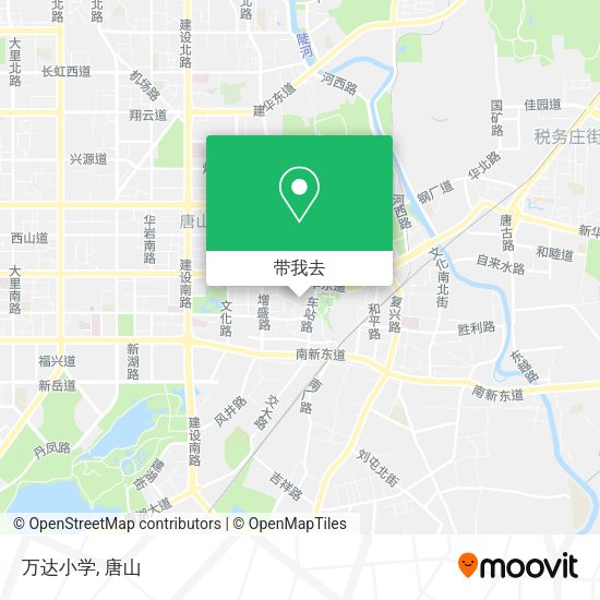 万达小学地图