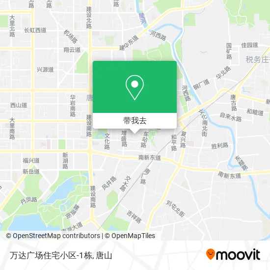 万达广场住宅小区-1栋地图