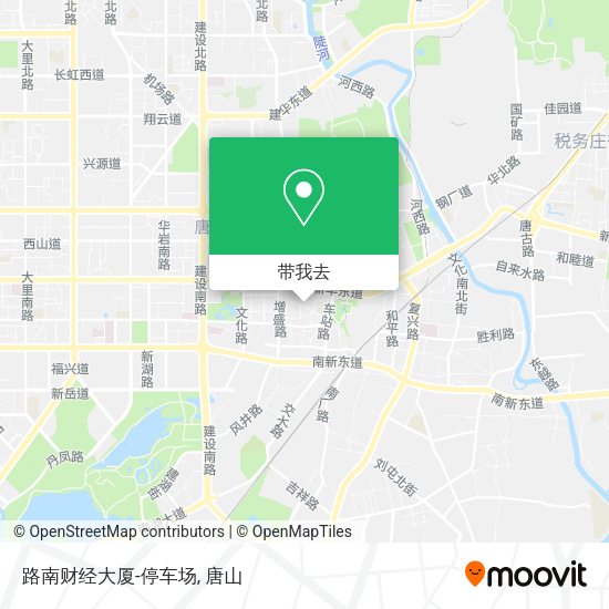 路南财经大厦-停车场地图