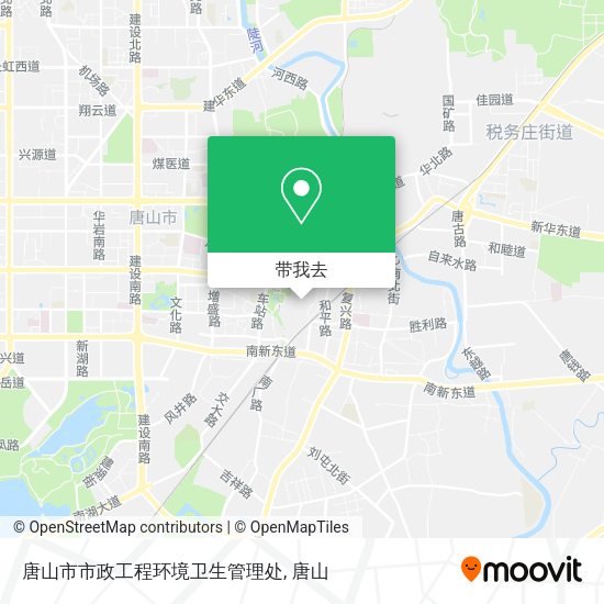 唐山市市政工程环境卫生管理处地图