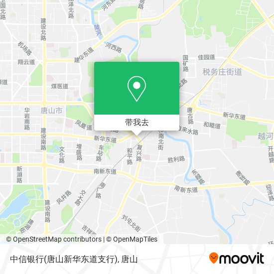 中信银行(唐山新华东道支行)地图