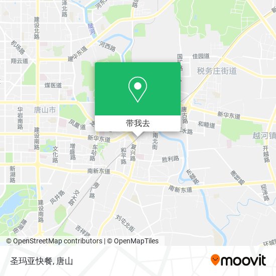 圣玛亚快餐地图