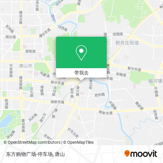 东方购物广场-停车场地图