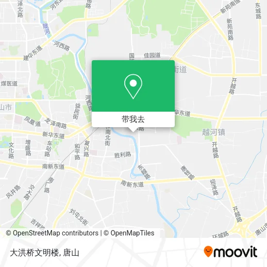 大洪桥文明楼地图