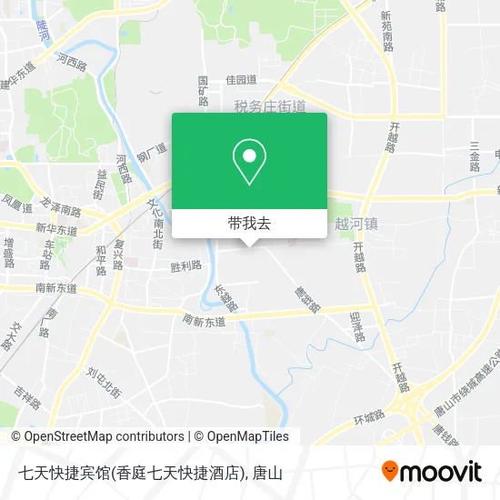 七天快捷宾馆(香庭七天快捷酒店)地图