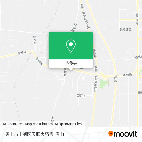 唐山市丰润区天顺大药房地图