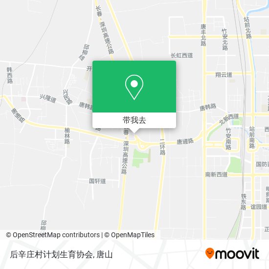 后辛庄村计划生育协会地图