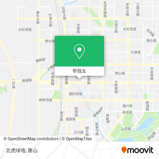 北虎绿地地图