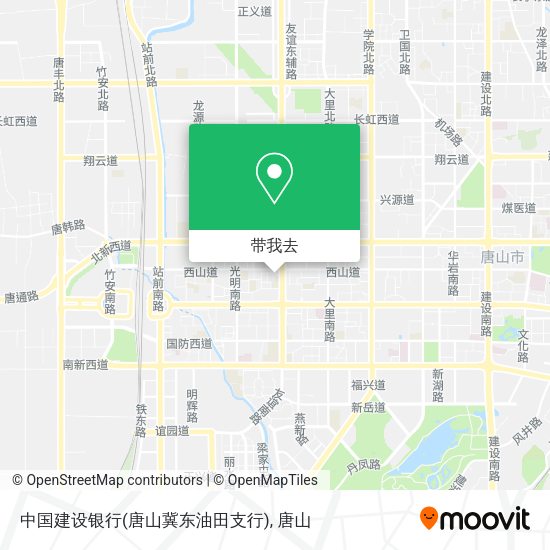 中国建设银行(唐山冀东油田支行)地图
