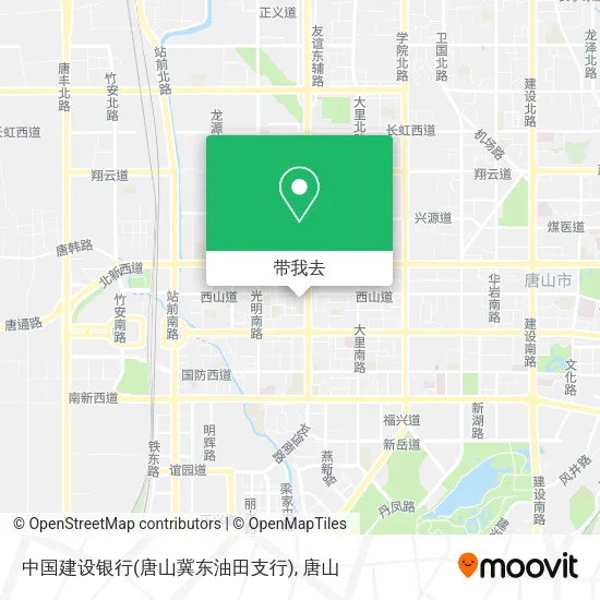中国建设银行(唐山冀东油田支行)地图