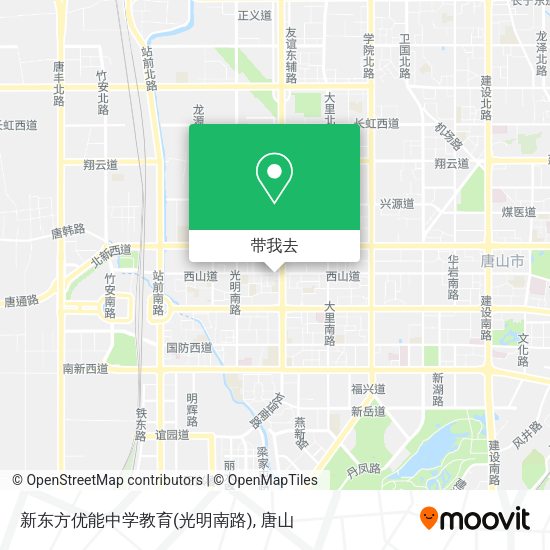 新东方优能中学教育(光明南路)地图